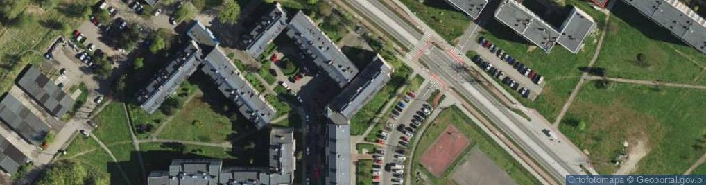 Zdjęcie satelitarne Sławika Henryka ul.