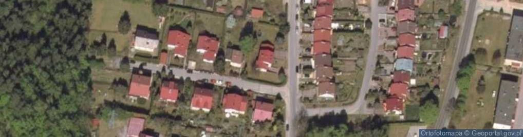 Zdjęcie satelitarne Słupy ul.