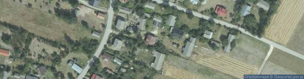 Zdjęcie satelitarne Służów ul.