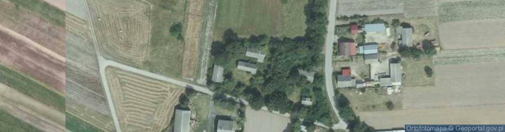 Zdjęcie satelitarne Służów ul.