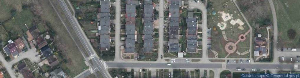 Zdjęcie satelitarne Sosnowa ul.