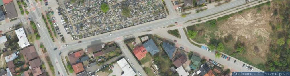 Zdjęcie satelitarne Spacerowa ul.