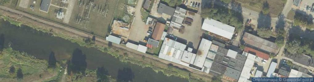 Zdjęcie satelitarne Srebrna ul.