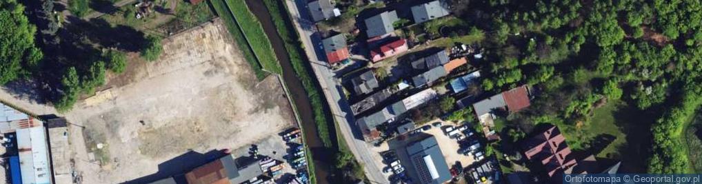Zdjęcie satelitarne Srebrna ul.