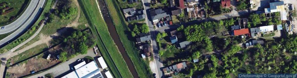 Zdjęcie satelitarne Srebrna ul.