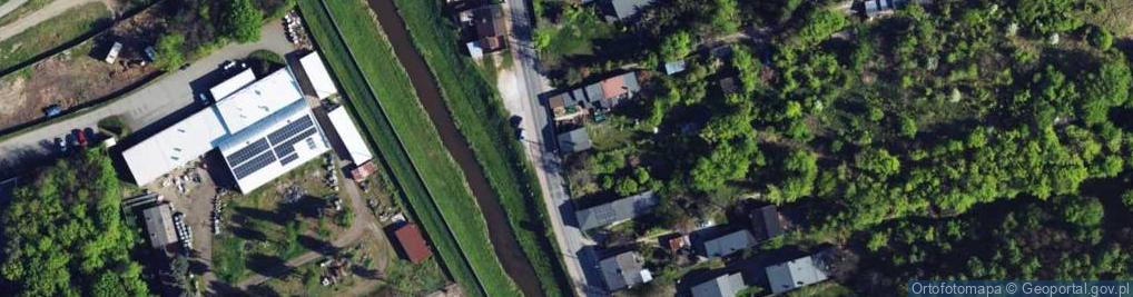 Zdjęcie satelitarne Srebrna ul.