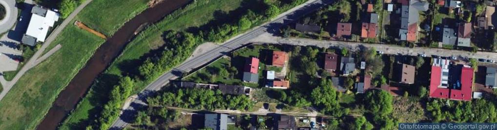 Zdjęcie satelitarne Srebrna ul.