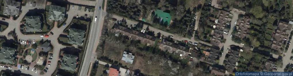 Zdjęcie satelitarne Srebrnych Świerków ul.
