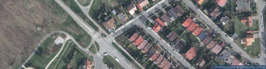 Zdjęcie satelitarne Srebrna ul.