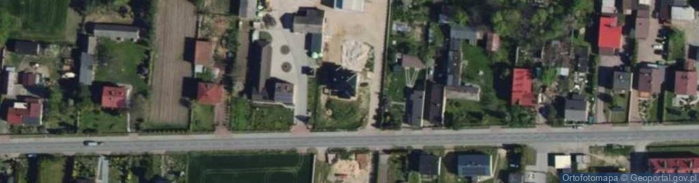 Zdjęcie satelitarne Srebrna ul.