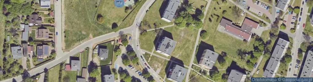 Zdjęcie satelitarne Srebrna ul.