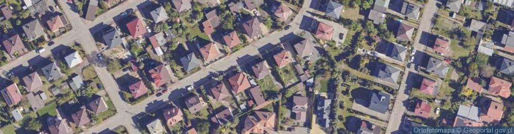 Zdjęcie satelitarne Srebrna ul.