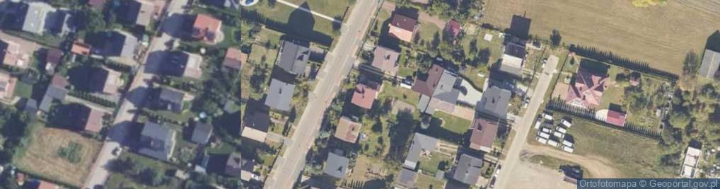 Zdjęcie satelitarne Średnia ul.