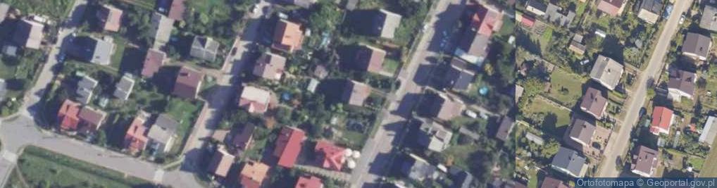 Zdjęcie satelitarne Średnia ul.