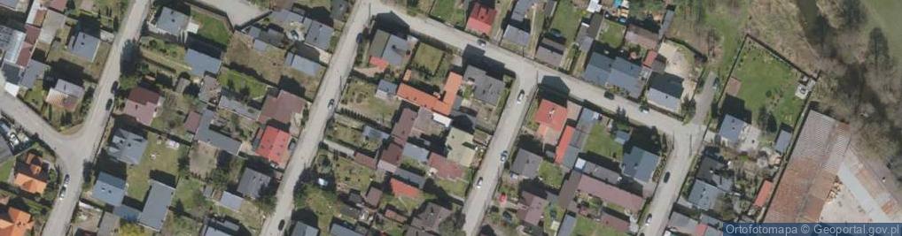 Zdjęcie satelitarne Środkowa ul.