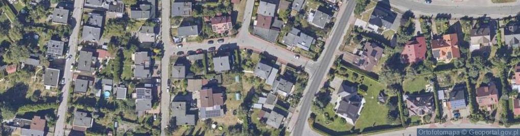 Zdjęcie satelitarne Srebrna ul.