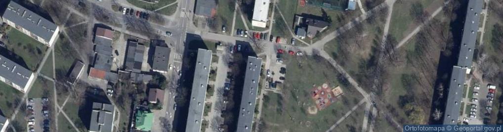 Zdjęcie satelitarne Srebrna ul.