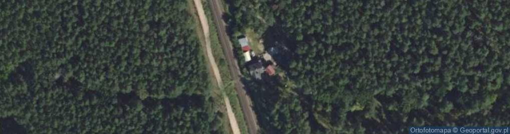 Zdjęcie satelitarne Stacja PKP Przygodzice ul.