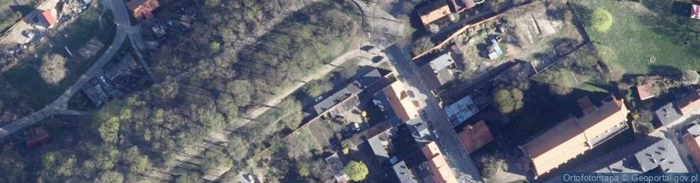 Zdjęcie satelitarne Stare Planty ul.