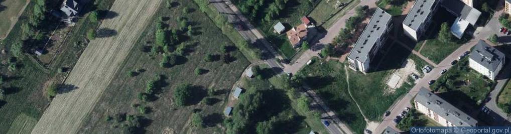 Zdjęcie satelitarne Stężycka ul.
