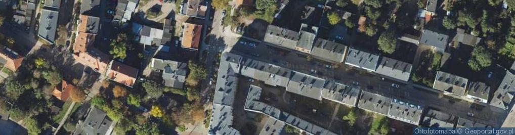 Zdjęcie satelitarne Strajku Dokerów ul.