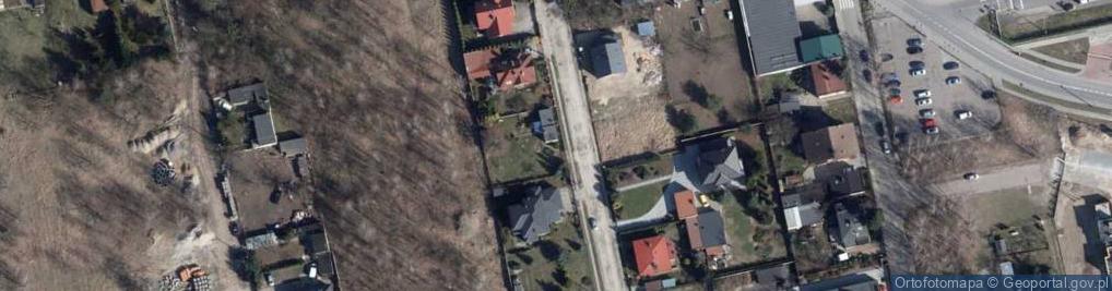 Zdjęcie satelitarne Strażnicza ul.
