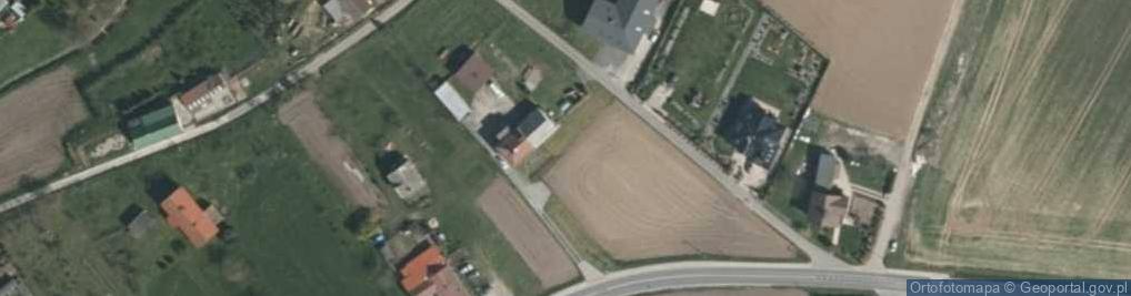 Zdjęcie satelitarne Strzybnego, ks. ul.