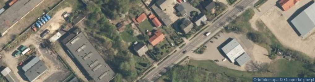 Zdjęcie satelitarne Starostwo Szadek ul.