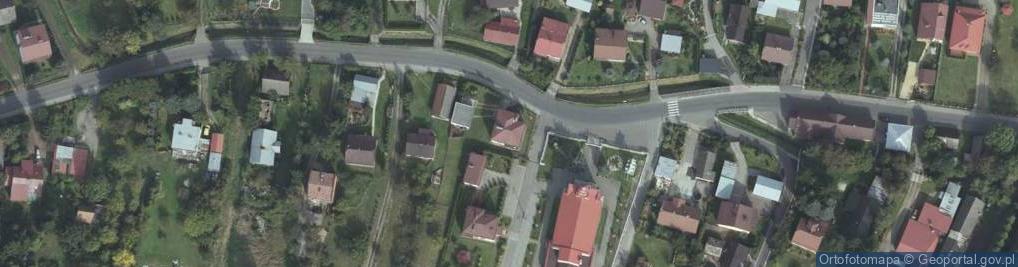 Zdjęcie satelitarne Strażów ul.