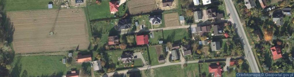 Zdjęcie satelitarne Stróże ul.