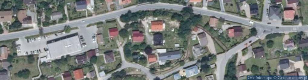Zdjęcie satelitarne Strumiany ul.