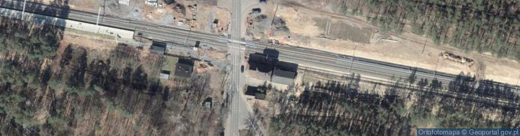 Zdjęcie satelitarne Stacja PKP Zdunowo ul.