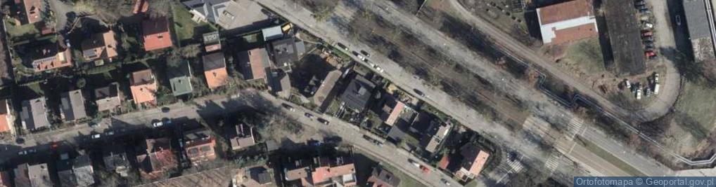 Zdjęcie satelitarne Starego Wiarusa ul.
