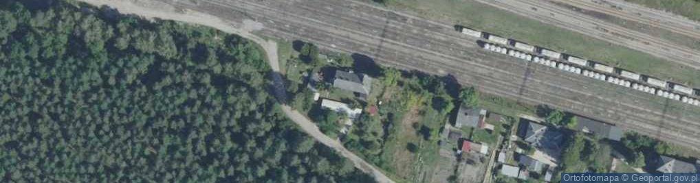 Zdjęcie satelitarne Stacja Małogoszcz ul.