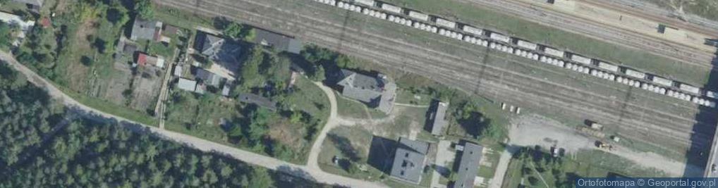 Zdjęcie satelitarne Stacja Małogoszcz ul.