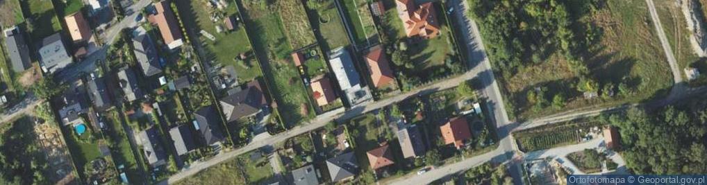 Zdjęcie satelitarne Stary Kisielin-Makowa ul.