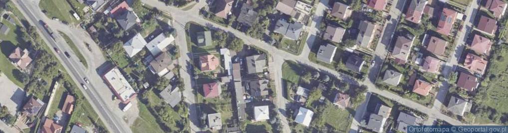 Zdjęcie satelitarne Sudecka ul.