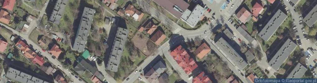 Zdjęcie satelitarne św. Leonarda ul.