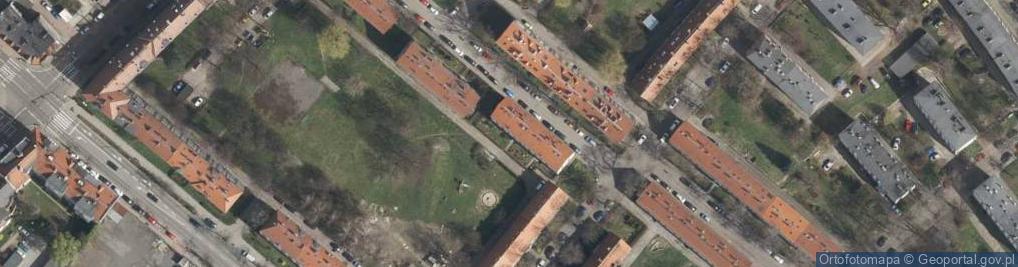 Zdjęcie satelitarne św. Bronisławy ul.