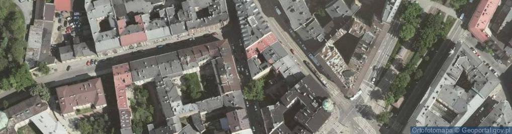 Zdjęcie satelitarne św. Agnieszki ul.