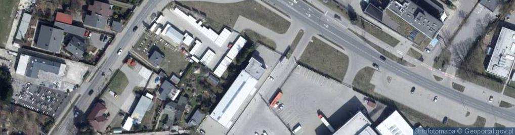 Zdjęcie satelitarne św. Teresy od Dzieciątka Jezus ul.