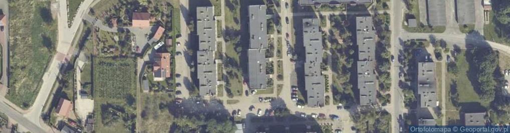 Zdjęcie satelitarne św. Barbary ul.
