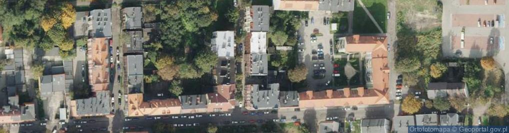 Zdjęcie satelitarne św. Cecylii ul.