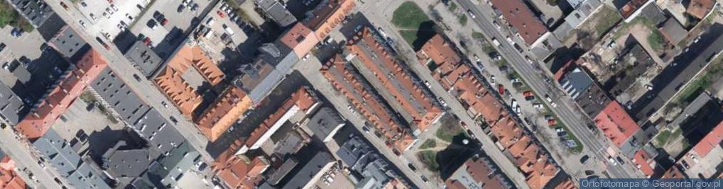 Zdjęcie satelitarne Synagogalna ul.
