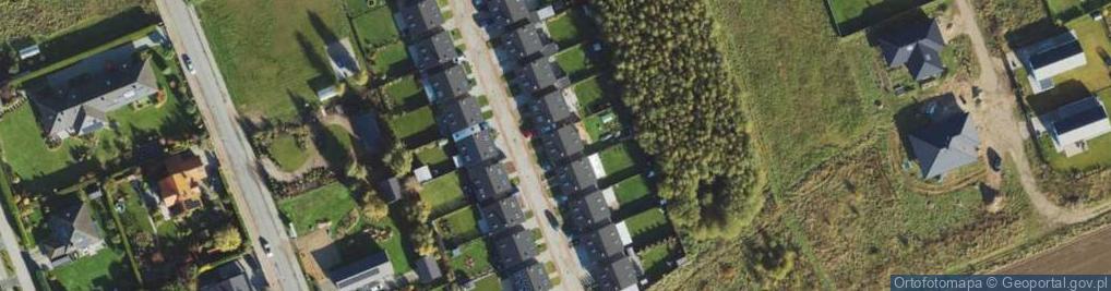 Zdjęcie satelitarne Szmaragdowa ul.
