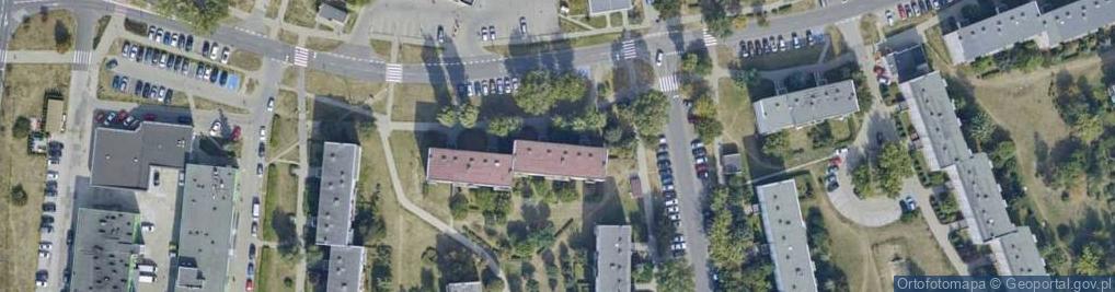 Zdjęcie satelitarne Szarych Szeregów ul.