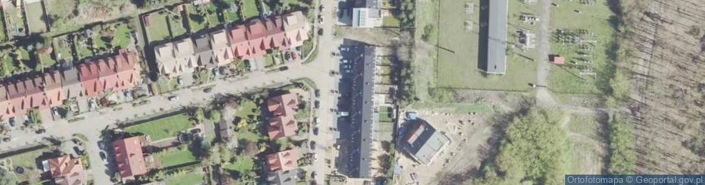 Zdjęcie satelitarne Szwedzka ul.