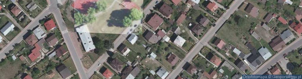 Zdjęcie satelitarne Szkolna ul.