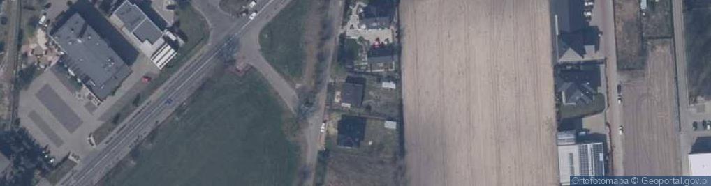 Zdjęcie satelitarne Szumiących Wierzb ul.