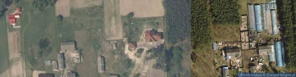 Zdjęcie satelitarne Szczudłów ul.
